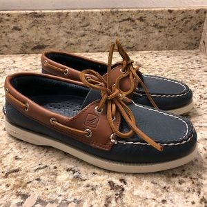 SPERRY Top-sider Women’s Size 5.5 Blue Leather